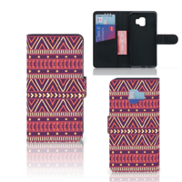 Samsung Galaxy J2 Core Telefoon Hoesje Aztec Paars - thumbnail