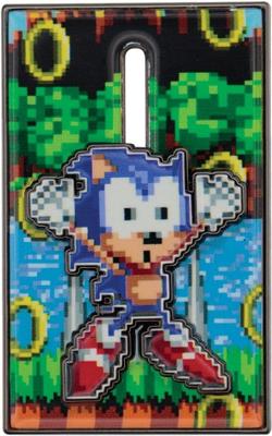 Sonic The Hedgehog Pin Badge - Moving Sonic The Hedgehog Pin Badge - Moving