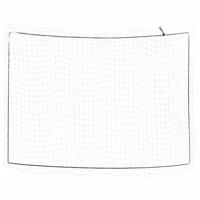 VidaXL Aanhangwagennet elastisch touw 4x3 m polypropeen wit - thumbnail