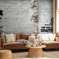 Fotobehang - Banksy - Graffiti Area - thumbnail