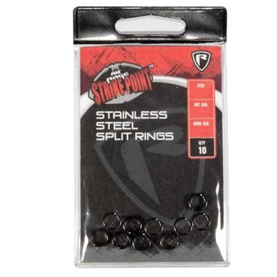 Fox Rage Strike Point Stainless Steel Split Ring Large 10st.