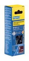 Rapid High performance blindklinknagels Ø4,8 x 12 mm, 50 stuks + boor - 5000388 - 5000388 - thumbnail