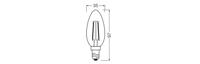 OSRAM HOMELIGHTING 4099854445040 LED-lamp Energielabel D (A - G) E14 1.8 W Warmwit (Ø x h) 35.00 mm x 35.00 mm 1 stuk(s) - thumbnail