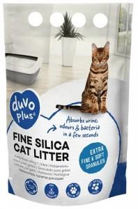 Premium Silica kattenbakvulling, 5 liter, biologisch afbreekbaar, extra fijne en zachte korrels, 100% natuurlijk product, hoge absorptie, neutraliseert slechte geuren, super zuinig, schone poten
