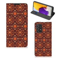 Samsung Galaxy A72 (5G/4G) | Hoesje met Magneet | Batik Brown - thumbnail