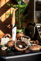 Koksmes - GESMEED - KATAI - VG10 staal - Handvat van wortelhout - 16 cm lang - thumbnail