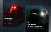 NiteCore NU50 Hoofdlamp LED werkt op een accu 1400 lm - thumbnail