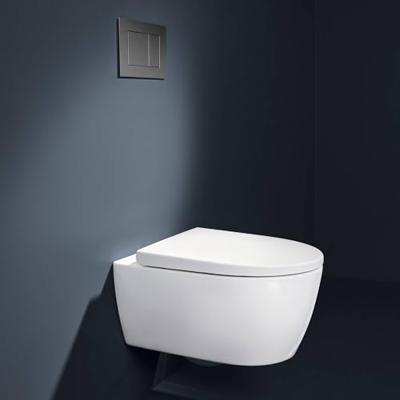 Geberit iCon Wandclosetset - 53x35cm - diepspoel - rimless - TurboFlush - KeraTect - softclose en quickrelease zitting - glans wit 503.045.00.8 - thumbnail