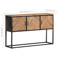 Dressoir 120x30x75 cm massief acaciahout - thumbnail