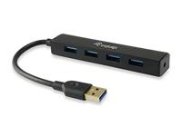 Equip USB-Hub USB 3.0-hub 4 poorten Zwart - thumbnail