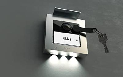m-e modern-electronics VDV-2010 S Buitenunit voor Video-deurintercom Kabelgebonden, RFID Zilver