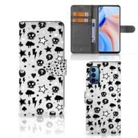 Telefoonhoesje met Naam OPPO Reno 4 Pro 5G Silver Punk - thumbnail
