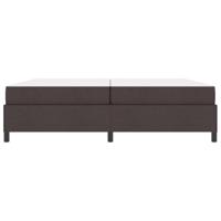 Boxspring bed Bruin 200 x 200 cm Stof, Engineered Hout - thumbnail
