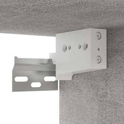 6-delige Tv-meubelset bewerkt hout betongrijs - thumbnail