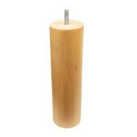 Meubelpoot rond Ø 6,5 cm en hoogte 23 cm van massief hout (M8) - thumbnail