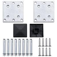 Schuttingpaneel 180x105 cm HKC zwart - thumbnail