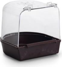 BADHUISJE ROND GROOT ASS BRN WIT