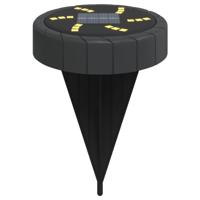 VidaXL Grondlampen 4 st solar met grondpennen warmwit - thumbnail