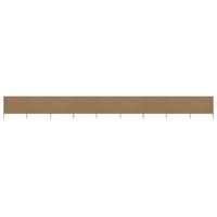 VidaXL Windscherm 9-panelen 1200x160 cm stof taupe - thumbnail