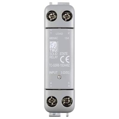 TRU COMPONENTS Halfgeleiderrelais TC-12705380 15 A Schakelspanning (max.): 480 V/AC Schakelend bij overbelasting 1 stuk(s)