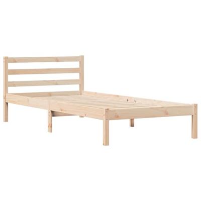 Bedframe Bruin 208.6 x 157.6 x 69.4 cm Massief grenenhout