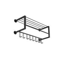 Ylumen Kapstok Small-Black B 70 cm H 37 cm zwart - thumbnail