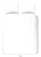 Good Morning Dekbedovertrek "uni dessin" - Wit - (240x200/220 cm) - Katoen - thumbnail