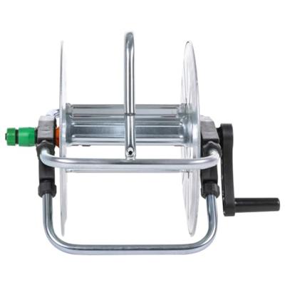 VidaXL Slanghaspel voor 50 m 1/2" of 35 m 3/4" slang wandmontage staal
