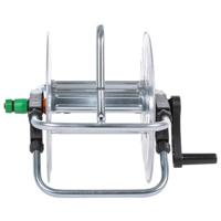 Slanghaspel voor 50 m 1/2" of 35 m 3/4" slang wandmontage staal - thumbnail