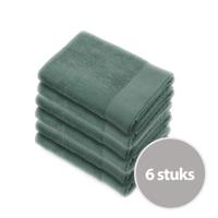 Walra Soft Cotton Handdoek 50 x 100 cm 550 gram Legergroen - 6 stuks - thumbnail