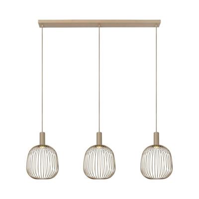 Lucide ESTEREL - Hanglamp - 3xGU10 (MR11) - Taupe | Essential