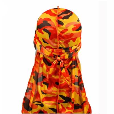 w-2 Camouflage lange-tailed Pirate Hat tulband Cap afdrukken