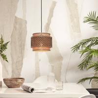 GOOD&MOJO Hanglamp 'Bhutan' Bamboe, 25cm, kleur Naturel - thumbnail
