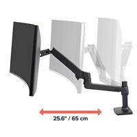 Ergotron LX Arm Desk Mount Monitor-tafelbeugel 1-voudig 38,1 cm (15) - 86,4 cm (34) Zwart Draaibaar, In hoogte verstelbaar, Kantelbaar, Zwenkbaar - thumbnail