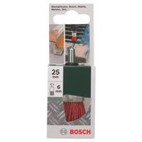 Bosch Accessories Penseelborstel voor boormachines - nylondraad met korundsteen schuurmiddel K80, 25 mm Schacht-Ø 6 mm 2609256540 1 stuk(s) - thumbnail