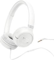 JBL Tune 530 Comfort Fit bedrade on-ear koptelefoon met microfoon, JBL Pure Bass-geluid, EQ-presets, opvouwbaar ontwerp en knoopresistente kabel, wit - thumbnail