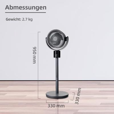 Be Cool Staande ventilator 50 W Timer, Met afstandsbediening, LED-display, In hoogte verstelbaar Be Cool Staande ventilator 50 W Timer, Met afstandsbediening, LED-display, In hoogte verstelbaar