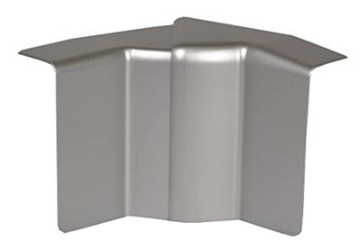 Electro Plint binnenhoek verstelbaar Aluminium 55mm