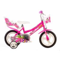 Dino Happy 12 Inch 21 cm Meisjes Doortrapper Roze - thumbnail