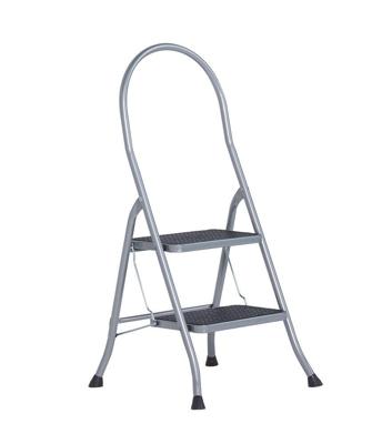 Altrex cromato huishoudtrap 2-treeds met hoge beugel silver - 500950 Altrex cromato huishoudtrap 2-treeds met hoge beugel silver - 500950