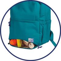 Rugzak Oxford 12 vakken aqua - thumbnail