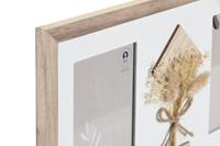 Fotolijsten DKD Home Decor 39 x 1,2 x 22 cm Kristal Natuurlijk Wit Shabby Chic - thumbnail