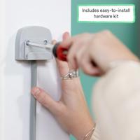 INGENUITY Veiligheidshekje voor kinderen tot 136 cm, oprolbaar, automatisch sluitend, eenvoudig te installeren - thumbnail