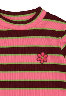 Quapi Meisjes shirt - Aksay - AOP streep multi