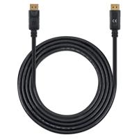 Manhattan 355575 DisplayPort-kabel DisplayPort Aansluitkabel DisplayPort-stekker, DisplayPort-stekker 2.00 m Zwart Afgeschermd (drievoudig), PVC-mantel, - thumbnail