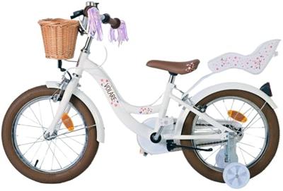 Volare blossom kinderfiets - meisjes - 16 inch - wit - twee handremmen