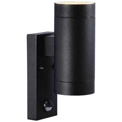 Nordlux Up & downlighterTin zwart met sensor - 21519103