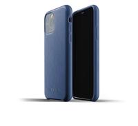 Mujjo Leather Case iPhone 11 Pro blauw - thumbnail
