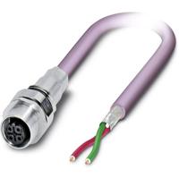 Phoenix Contact 1525597 Sensor/actuator inbouwconnector M12 Aantal polen (sensoren): 2 Bus, inbouw 0.50 m 1 stuk(s) - thumbnail