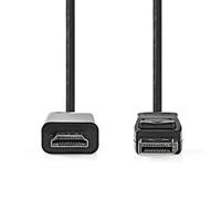 Nedis DisplayPort-Kabel | DisplayPort Male | HDMI | 2 m | 1 stuks - CCGB37100BK20 CCGB37100BK20 - thumbnail